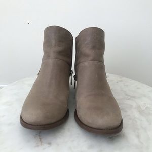 Jessica Simpson Nude Suede Leather Ankle Boots 7US